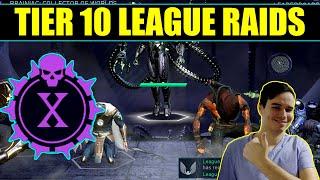 My First Tier 10 League Raid Day 1 Injustice 2 Mobile