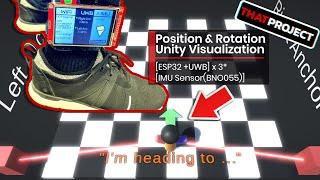 [ESP32 + UWB + IMU | Indoor Position & Rotation + Unity Visualization]