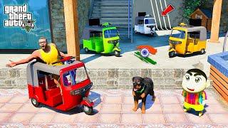 Franklin & Shinchan Buy Mini Indian Toy Auto Rickshaw in GTA 5 | JNK GAMER