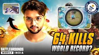 64 Kills in Solo Match | BGMI | World Record #bgmi #pubgmobile #gaming #trending #lolzzzgaming