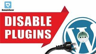 Disable WordPress Plugins Manually Via cPanel-[Without WP Admin]
