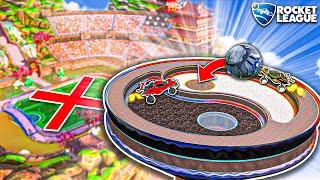 I REPLACED a Rocket League field with a crazier one... here's what happened