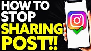 How To Stop Sharing Post from Instagram to Facebook (EASY!)