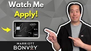 Watch Me Apply | AMEX Marriott Bonvoy Brilliant Card (2022)