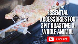 Essential Accessories for Spit Roasting a Whole Animal  Complete BBQ Setup