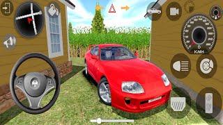 Indian Cars Game Simulator: New Toyota Supra Car Driving! Gadi Wala Game! Car Game Android Gameplay