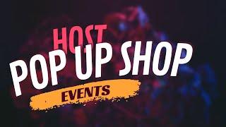 Hosting A Successful Pop Up Shop | How to plan your event