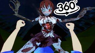 ! This YANDERE ZOMBIE CHASES only YOU [ANIME EXPERIENCE vr 360] Saiko No Sutoka vr