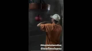 Teofimo Lopez CRAZY speed bag skills