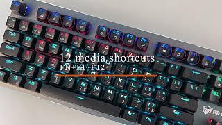 MeeTion Mk007 Mechanical Keyboard Function Introduction, Gaming Keyboard Manufacturer