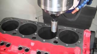 Combo 5-axis CNC Cylinder Head & Block Machining center: The CENTROID A560 Port/Block