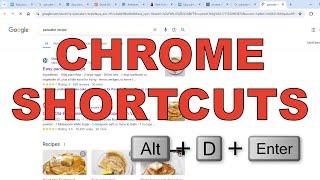 Google Chrome Keyboard Shortcuts | Windows PC