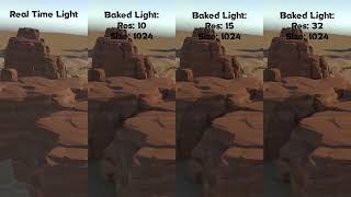 Real Time Light vs Baked Light Test | Unity