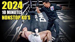 10 Minutes of Nonstop MMA KO's of 2024 !