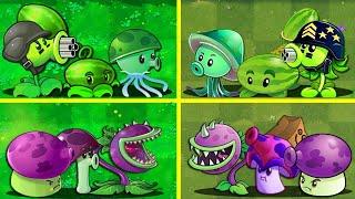 Random Team 3 Plants PVZ 1 vs PVZ 2 - Who Will Win? - PvZ 2 Team Plant Battlez