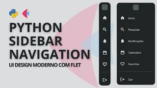 Tutorial Python: Criando NavBar Usando Flet