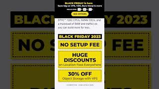 Best offer for VPS hosting| Black Friday hosting sale