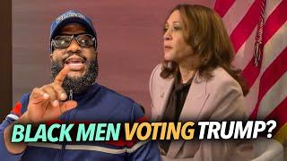 "More Black Men Voting For Trump?" Kamala Harris Isn't Concerned About Us, Can't Speak On Our Issues