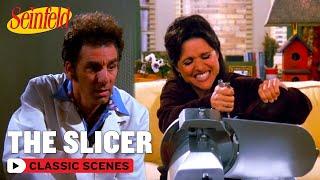 Elaine Borrows Kramer's Meat Slicer | The Slicer | Seinfeld