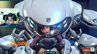 COLOURHEX WINSTON and DVA on HOLLYWOOD! POTG - OVERWATCH 2 SEASON 11