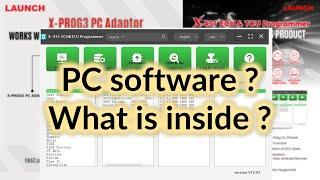 LAUNCH X431 ECU TCU PROGRAMMER & Xprog3 PC adaptor software, register, car model coverage