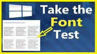 How to make Fonts and Text more Clear and Crisp in Windows 10/11