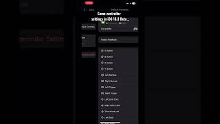 Game Controller Settings in iOS 16.3 Beta #shorts