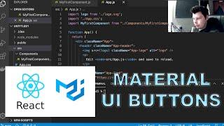 How To Use Material UI Buttons In React Components