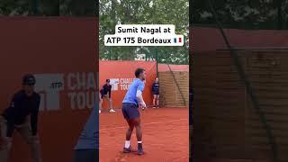 India’s No.1 Tennis player Sumit Nagal at ATP 175 Bordeaux