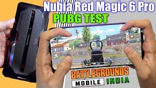 Nubia Red Magic 6 Pro PUBG TEST, Gaming Test, Graphics Test With Battery Drain Test 