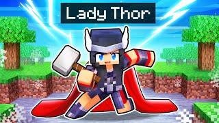 Thunder STRIKES as LADY THOR In Minecraft!