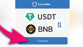  How to CONVERT USDT to BNB in TRUST WALLET (Step by Step)