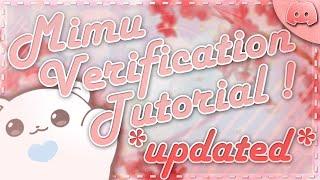 UPDATED! Mimu verification tutorial | discord tutorial | mswannyy
