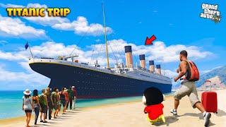 Shinchan & Franklin Going To Titanic Trip in Gta 5