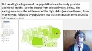 Creating Regional Cartograms in ArcGIS