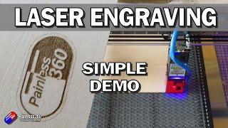 Sculpfun S10 and Lightburn: Setup and simple laser engraving demo for beginners