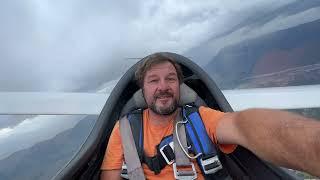 Through a thunderstorm on a glider