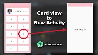 Card View to New Activity | Android Studio Latest Version