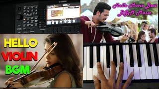 Hello movie violin BGM | Keyboard tutorial | One minute music cover