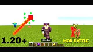 Minecraft Mob Battle Stick Addon Update 1.20.51+