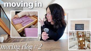 moving in! empty house tour, new home shopping, organizing  MOVING VLOG ep 2