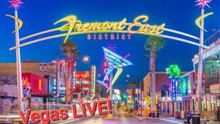 LIVE Las Vegas Fremont street, Friday fun night 2025