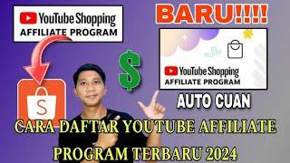 Cara Daftar Youtube Affiliate Program Terbaru 2024|| Daftar Youtube Affiliate