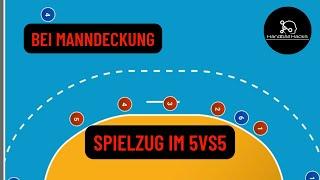 Spielzug für 5vs5-Situationen - Wenn einer deiner Spieler in Manndeckung ist