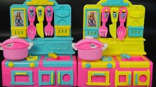 5 Minutes Satisfying with Unboxing Green&Yellow Kitchen Set! Amazing & Cute #asmr