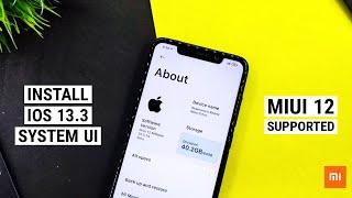 Install iOS 13 System Ui On Miui 12/11 | Poco F1,Redmi Note 7S