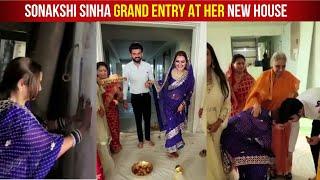 Sonakshi Sinha Grand Entry At Her Sasural After Marriage With Husband Zaheer Iqbal