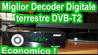 Miglior decoder Digitale economico DVB T2 HD EDISION PICCO T265 pro