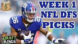 DRAFTKINGS NFL WEEK 1 PICKS | WEEK 1 FANTASY FOOTBALL PICKS | NFL DFS PICKS