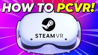 How to Play PCVR on Quest 2! Airlink, Virtual Desktop & Oculus link 2023